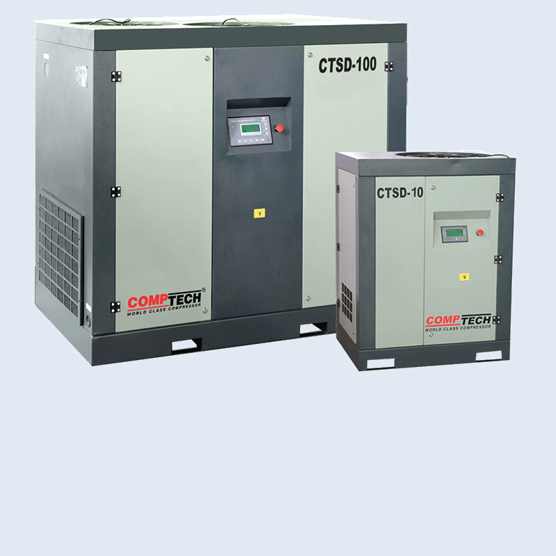 SCREW AIR COMPRESSOR WITH PREMIUM EFFICIENCY IE4 PM MOTOR & VFD